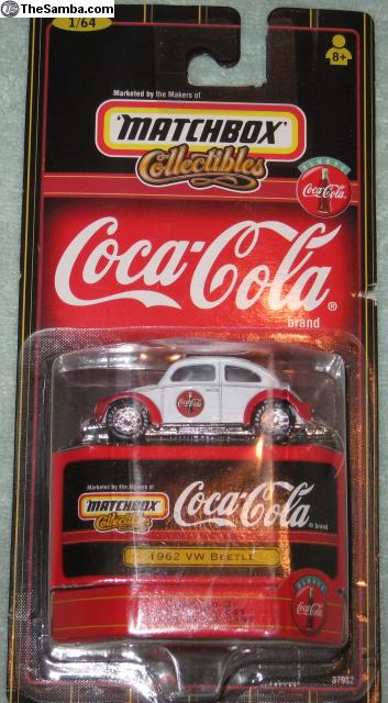 matchbox coca cola 1962 vw beetle