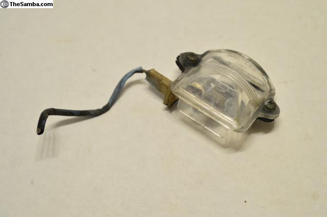 VW Split bus Early Bay Number plate light seal grey