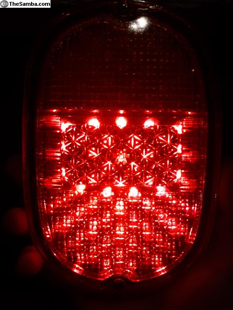 VW AirCooled Bus Tail Light Diffusers 62-71  Prt# VRD202 Stop 