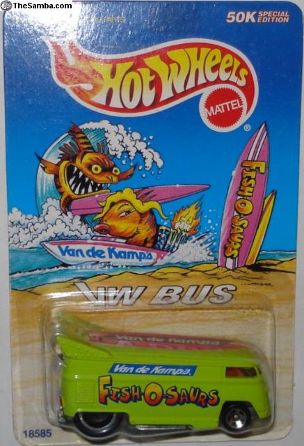 hot wheels van de kamp's vw bus