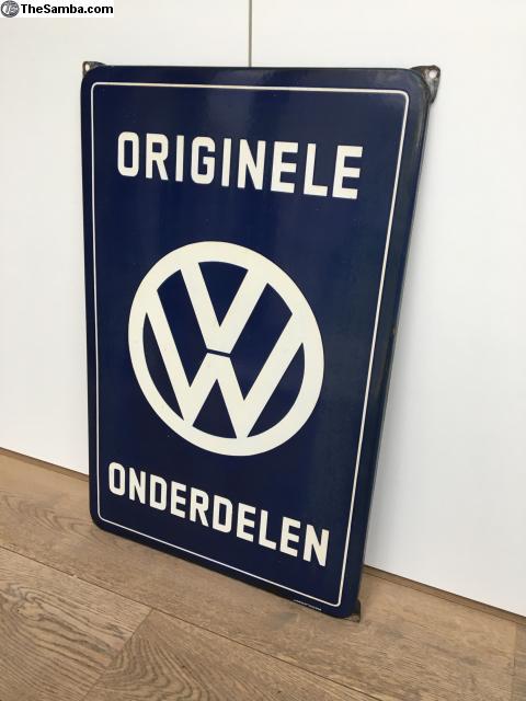 TheSamba.com :: VW Classifieds Enamel Sign Onderdelen"