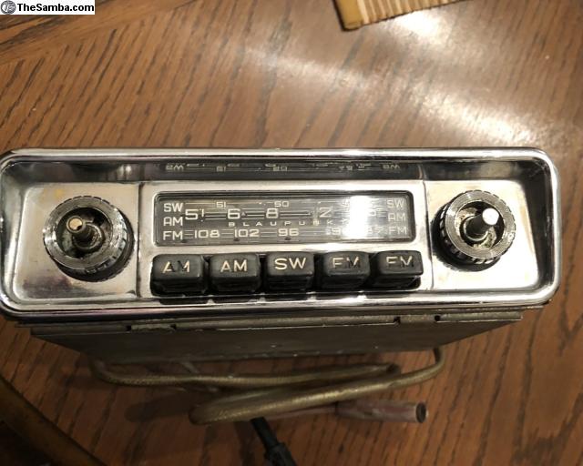 VW Classifieds Blaupunkt Radio SW AM FM with Faceplate