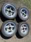 Set/ 4 Crestline, Calparts, ET wheels w/ new tires