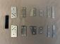 Aluplates for Karmann roofframe split + oval.