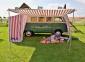 Front flap pole set for large Westy (privy) tent
