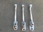 Deluxe bus rear luggage bar uprights