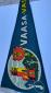 Various European pennants 1950s 1960s for flag sta
