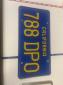Never used California Blue plate