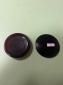 early Barndoor taillight lens plastic dark red