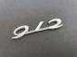 Porsche 912 Glovebox Script Emblem, 1965-66