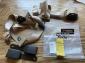 New Pair of retractable seat belts tan color