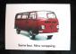 Rare NOS VW Dealer 1968 Bay Window Bus Postcard