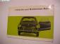 NOS 1967 Karmann Ghia owners manual