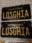 Cool CA Vanity Black Plates for your Ghia