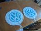 2 VW mylar balloons used in VW Trends bikini issue