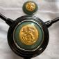 Batwing horn buttons