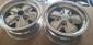 (2) 'FAKE FUCHS' 15 X 7 Chrome, heavy steel wheels
