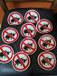 FOUR (4) No BS Round Stickers, Tons Of Laughs!