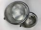 Pair split beetle headlights BOSCH script-glass