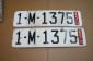 Spanish license plates 1965