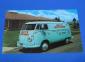 NOS 1960's Pratts Carpet Mobile Logo Bus Postcard