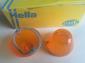 Karmann Ghia, T3 HELLA Turn Signal lenses set NOS