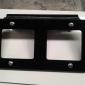 B/C porsche no hole front lid plate holder