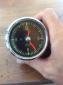 Porsche 912 clock green face, red needle, working