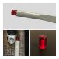 Translucent red E brake knob