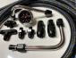 Dual Weber IDF polished stainless fuel line Kit