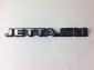 Mk2 Jetta GLI rear emblem badge silver mint