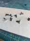 Engine Vent Trim Clips - 1963 and earlier deluxe