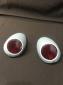 Pair split bug tail lights