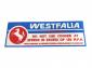 Westfalia Caution Sticker Westy Camper Bus Vanagon