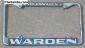 Warden Volkswagen Dealer Plate Frame