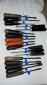 original German wood handle tool kit screwdrivers