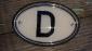 minty nice NOS WEGU D emblem plate badge