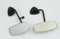 VW standard oval bug rear view mirror