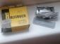 VW bug split oval clamp side mirror NOS