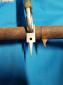 Seat cloth fastening tabs