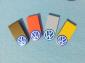 Official VW factory tour logo badges NOS