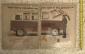 Vintage Life Magazine Double Page Bus Ad