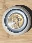 N.O.S. St. Christopher Horn Button Silver In box