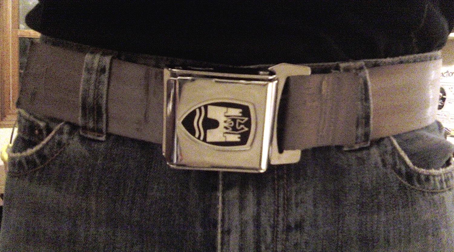 vw belt buckle