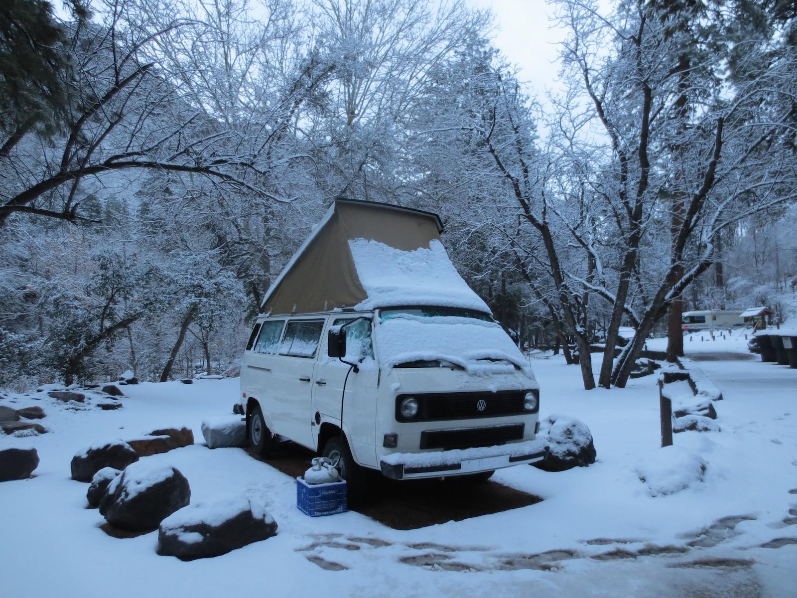 vans in winter