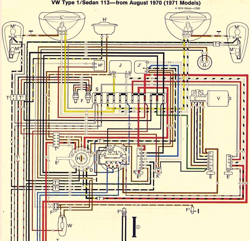 Wiring Diagram Vw Beetle 1974 - Wiring Diagram