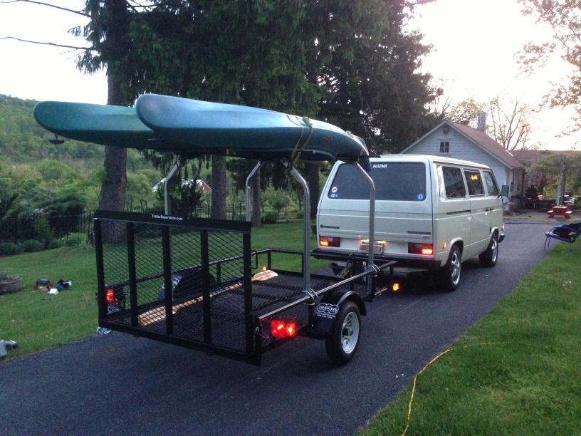  Vanagon - View topic - My New Lightweight Utility Trailer  for Bikes and Kayaks