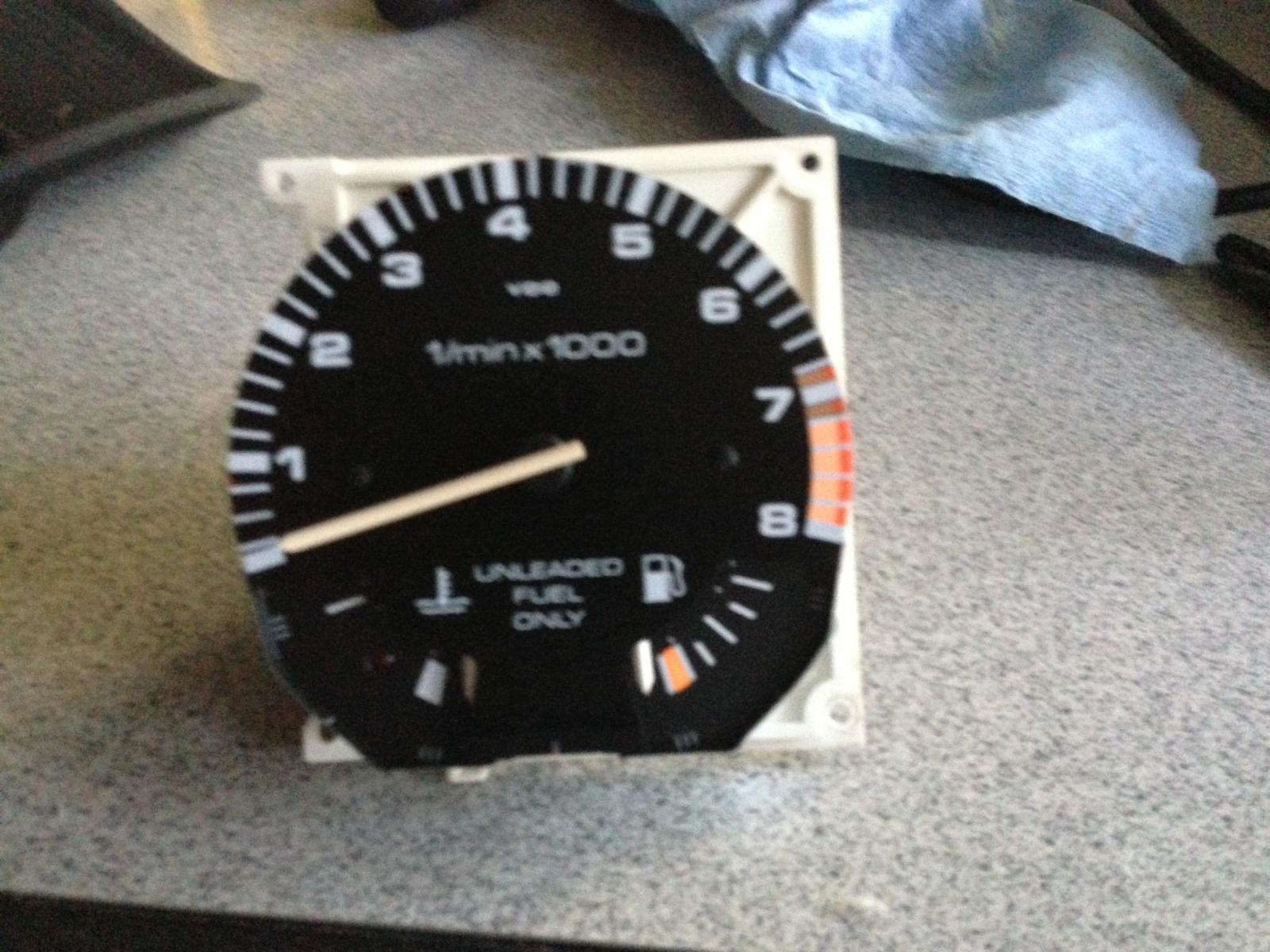 Vanagon View topic Tachometer SCORE! 86 Scirocco 8k