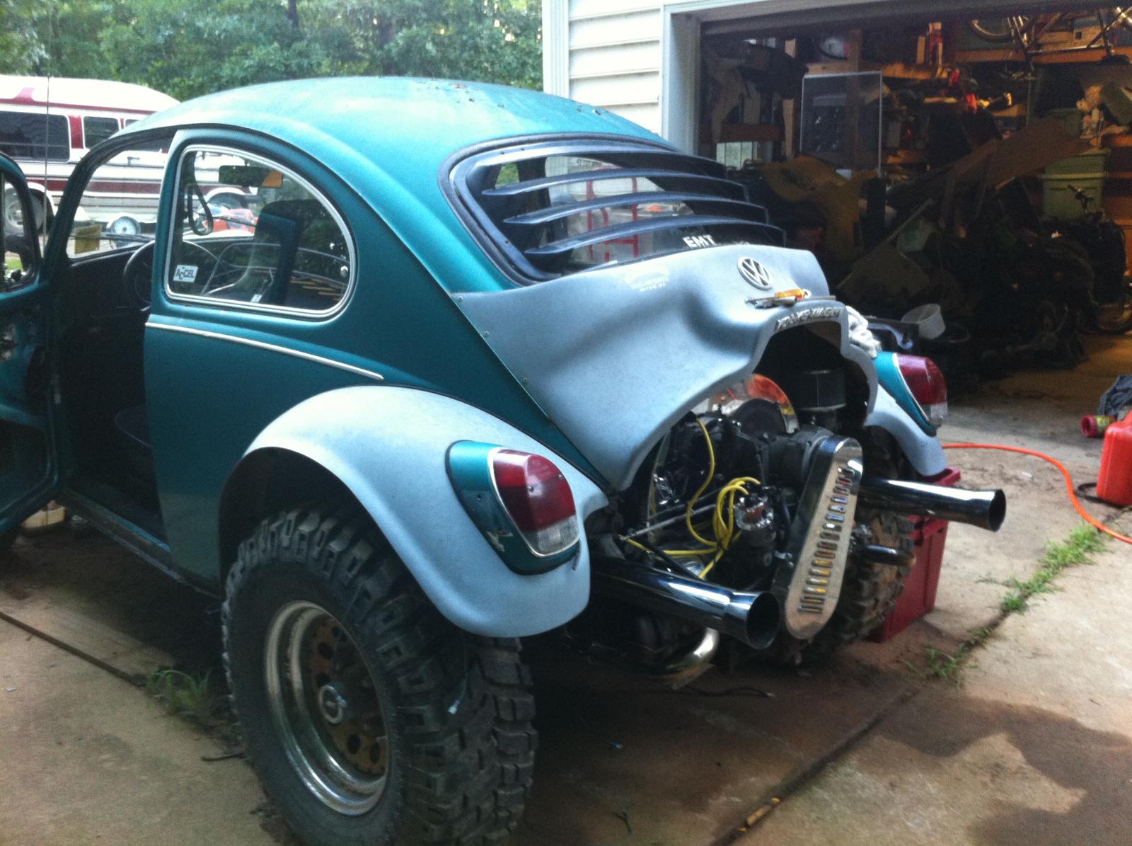 vw baja bug exhaust