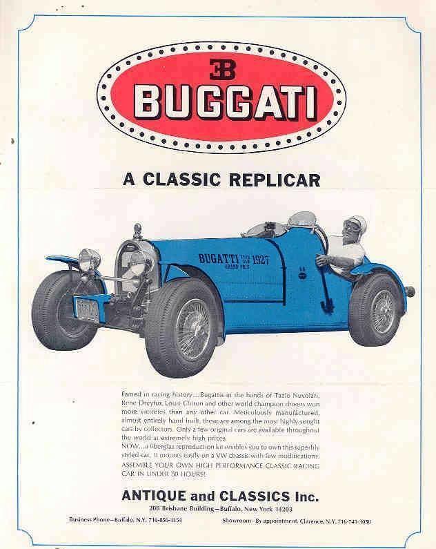 Thesamba Com Kit Car Fiberglass Buggy 356 Replica View Topic 1964 Kit Car Of A 1927 Bugatti